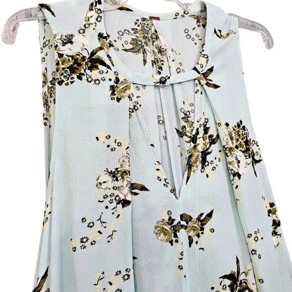 Free People Floral Sleeveless Mini Dress, Tree Sw… - image 4