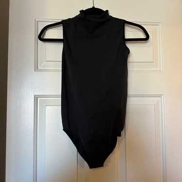 SKIMS, Tops, Skims Black Essential Thong Bodysuit Size Lxl Nwot