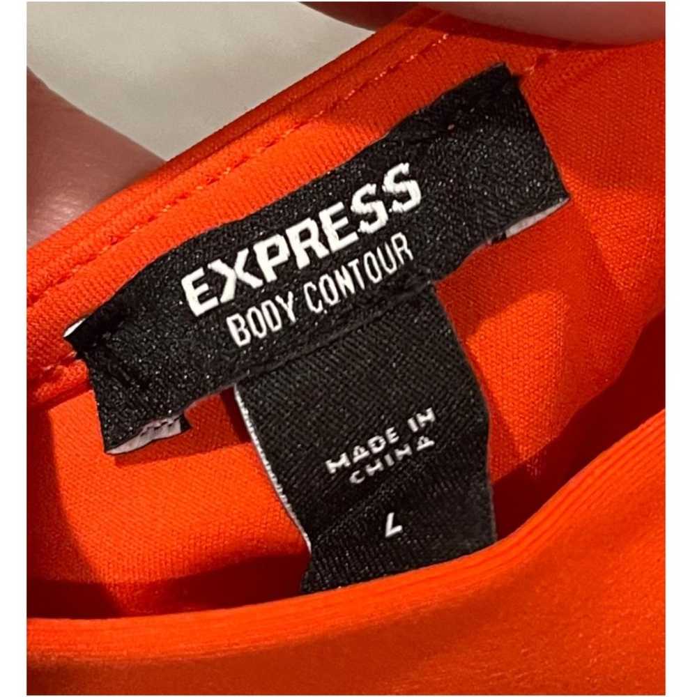 EXPRESS Red Orange Open Back Bodysuit - image 2