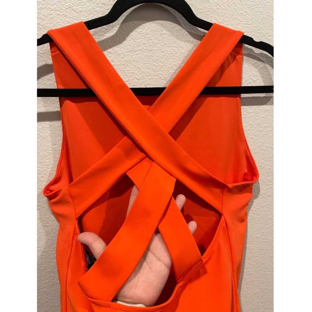 EXPRESS Red Orange Open Back Bodysuit - image 4