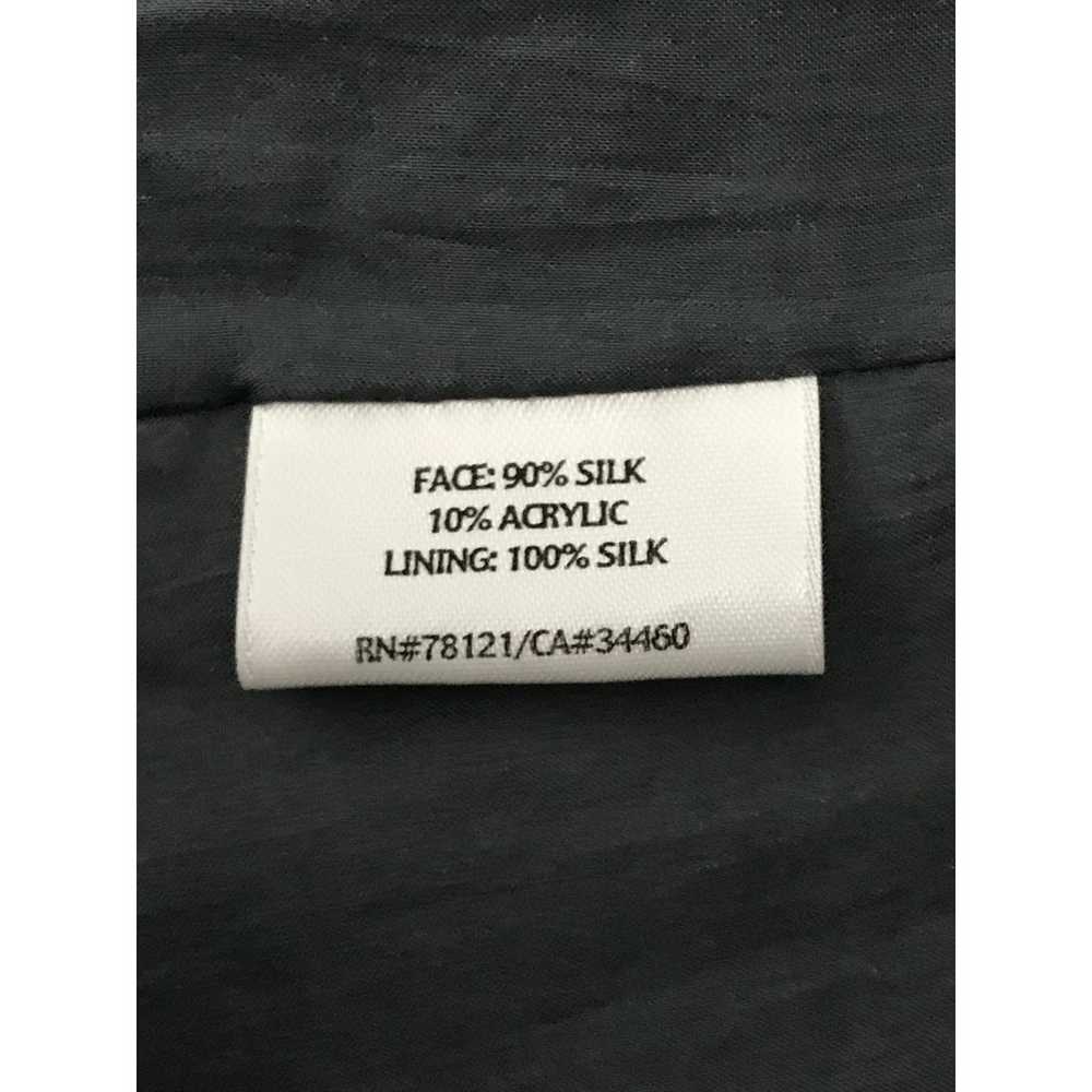 Eileen Fisher Size Large Grey Silk Blazer Jacket … - image 7