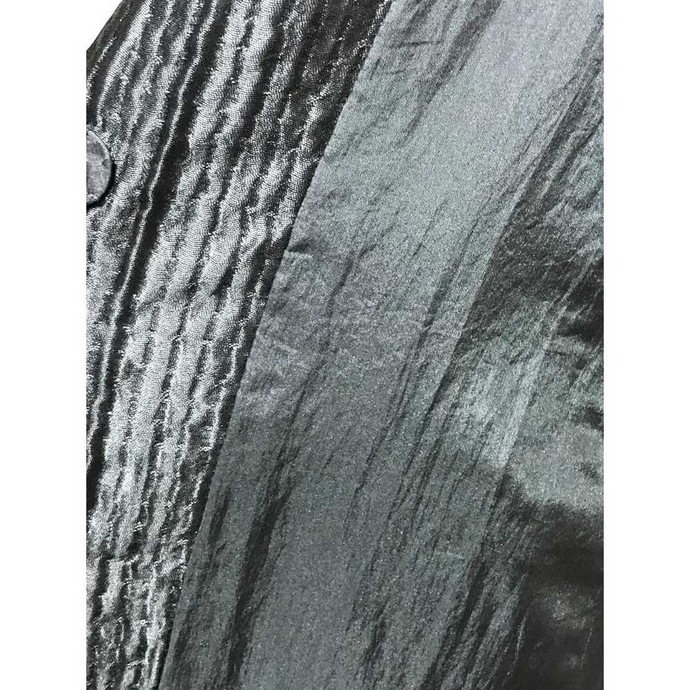 Eileen Fisher Size Large Grey Silk Blazer Jacket … - image 9