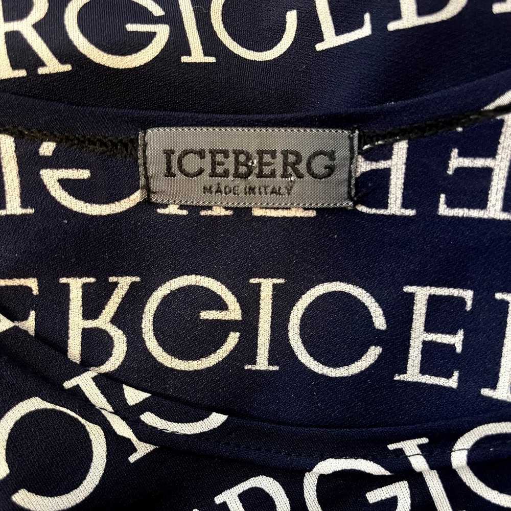 Iceberg Made in Italy Logo Designer Vintage 90s 1… - image 7