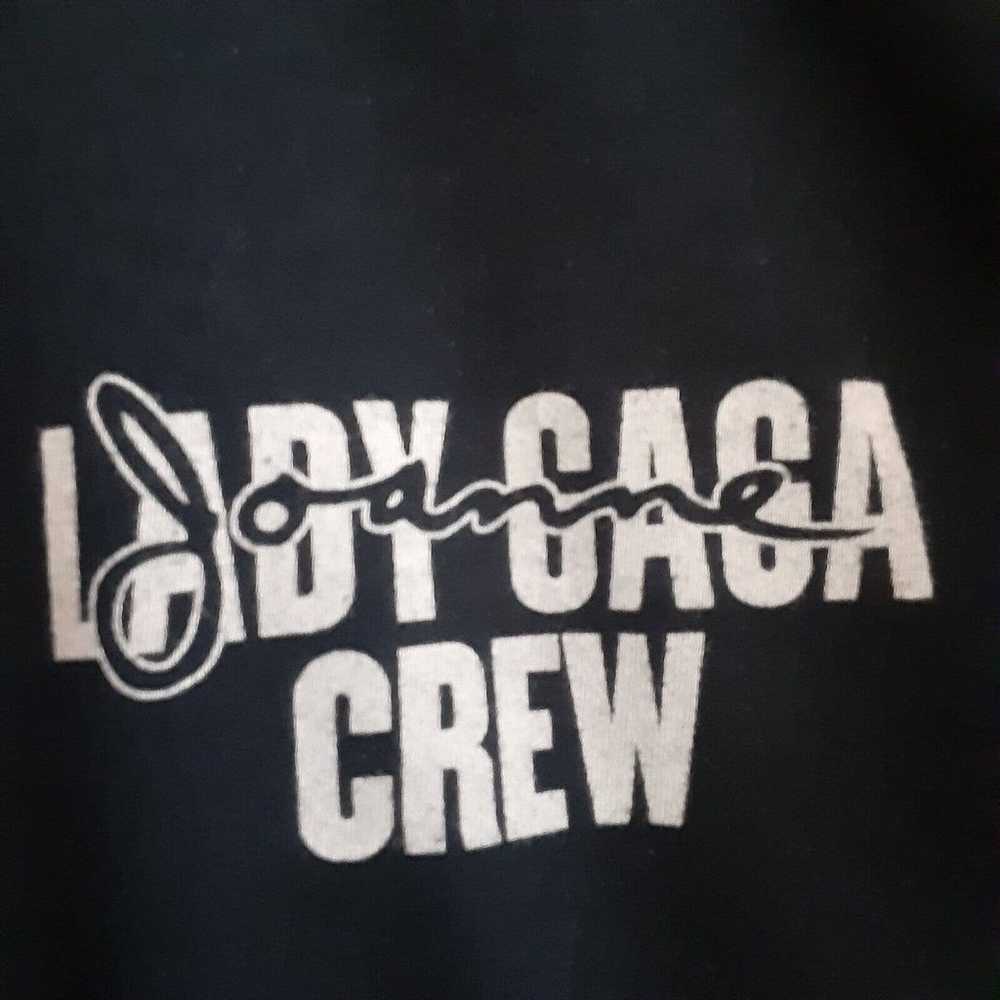Authentic Lady GaGa Joanne Crew Staff Tee sz XL C… - image 6