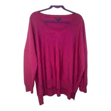 Eileen Fisher Purple Lightweight Wool Knit Dolman… - image 1