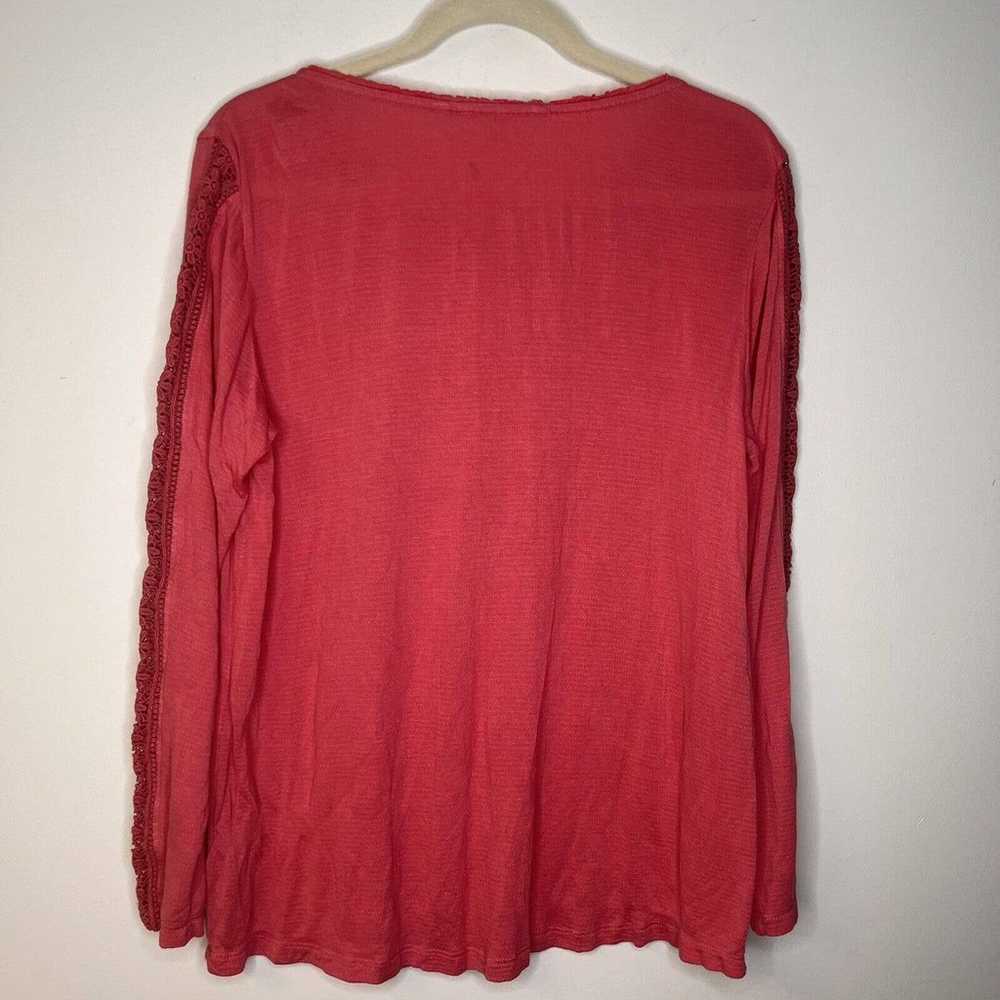 Eileen Fisher Purple Lightweight Wool Knit Dolman… - image 2