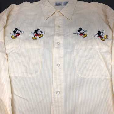Disney Store Mickey Mouse XL Button-up Shirt - image 1