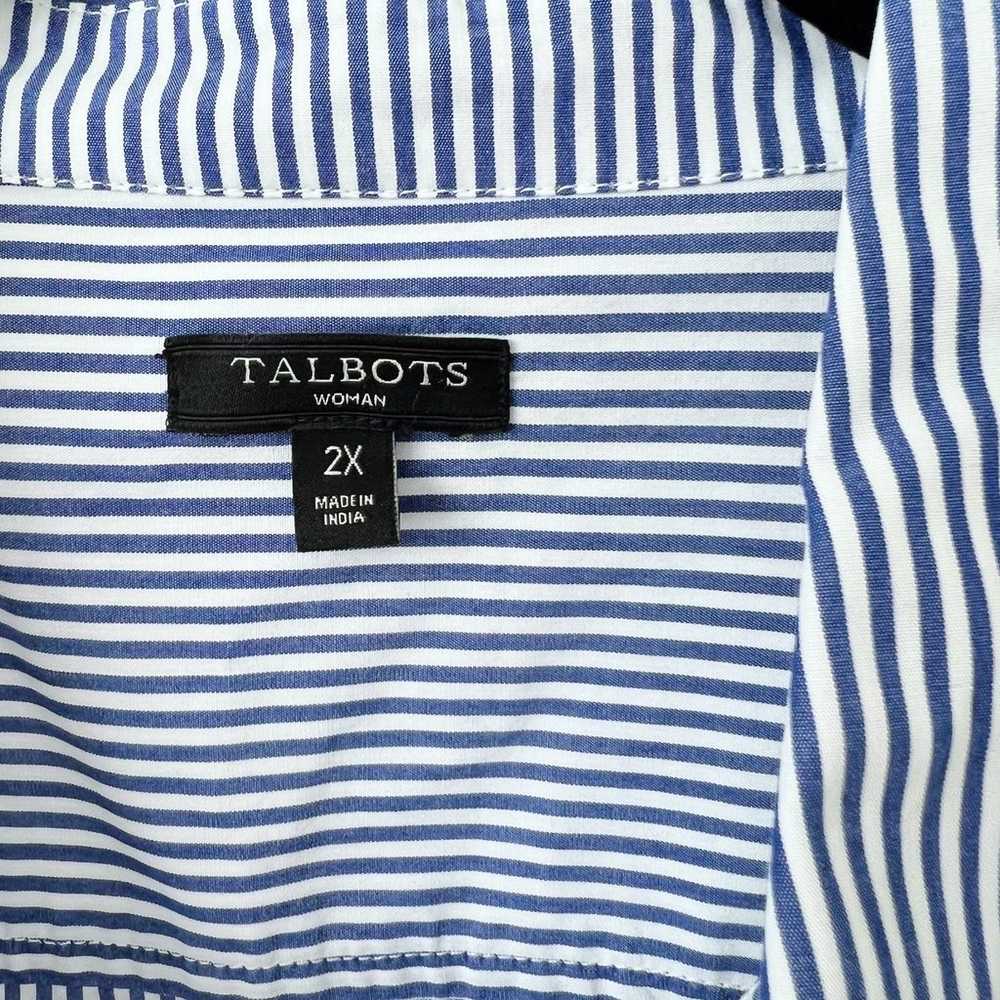 Talbots Rhinstone Button Down Shirt - image 6