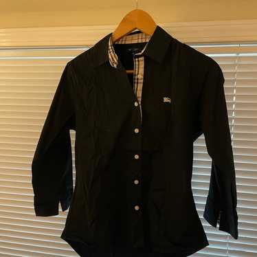 Burberry Black Button Down Shirt - image 1