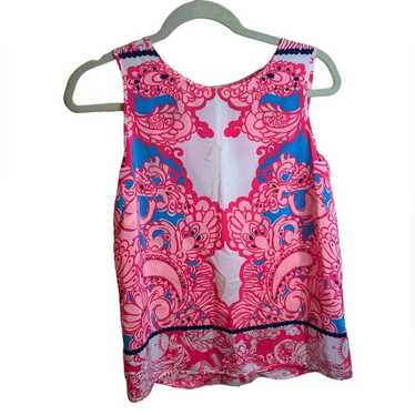 LILLY PULITZER IONA SHELL SILK TOP - image 1
