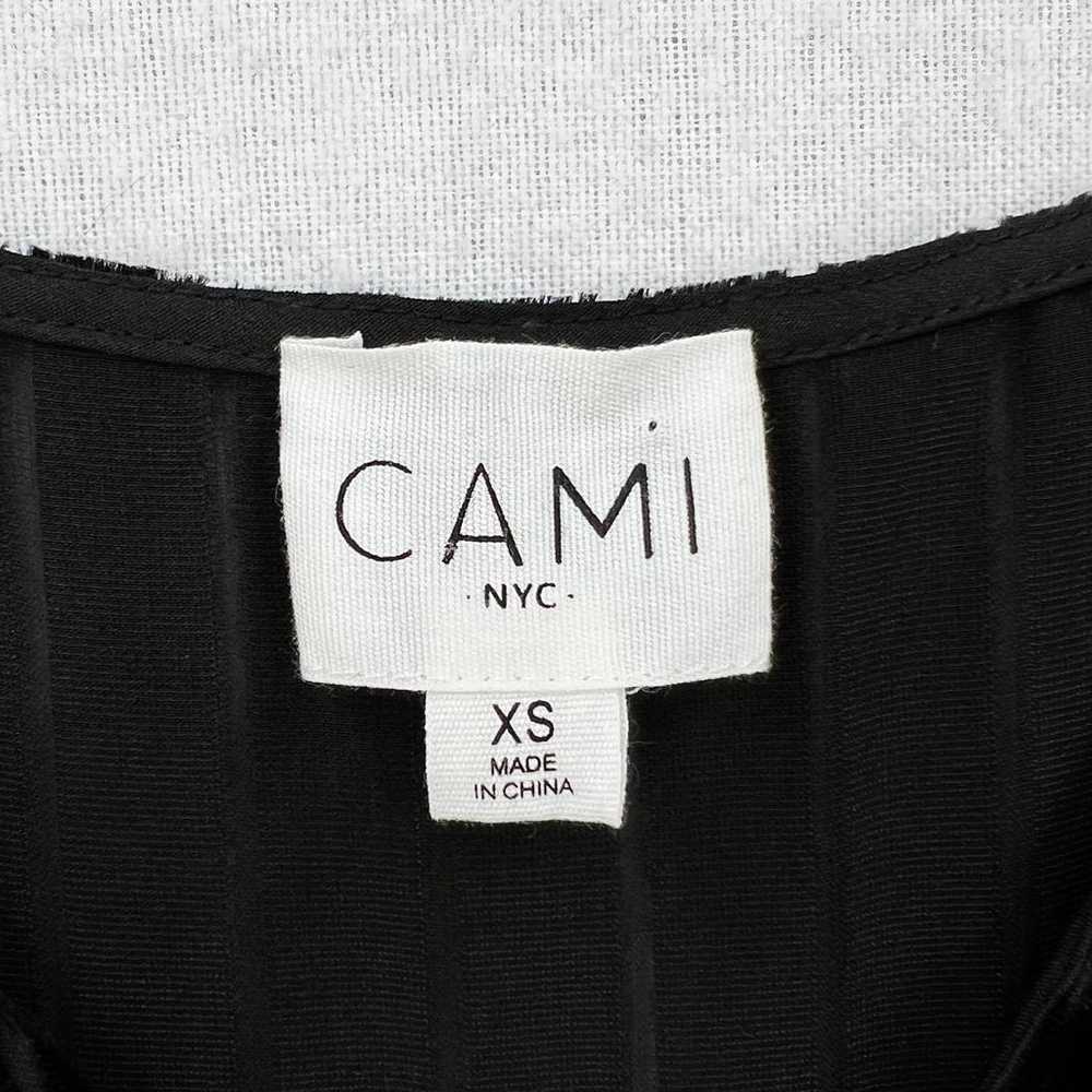 CAMI NYC Shirt Womens XS Black Olivia Velvet Burn… - image 10