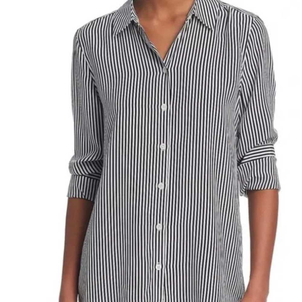 Essential Silk Stripe Shirt - image 7