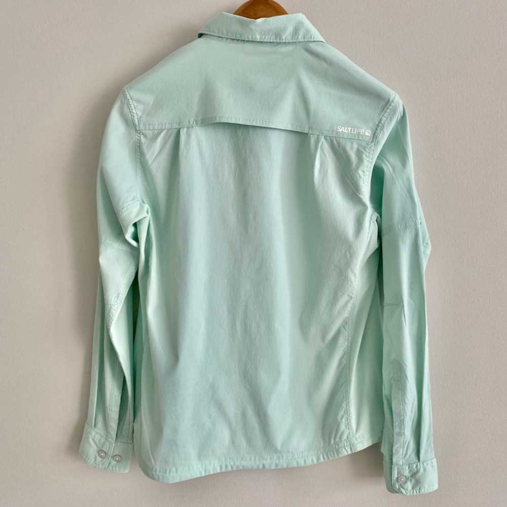 Salt Life UPF 30 Long Sleeve Buttoned Shirt Size … - image 3