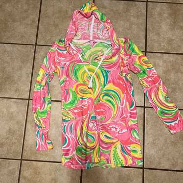 Lilly Pulitzer Megan hoodie/ coverup