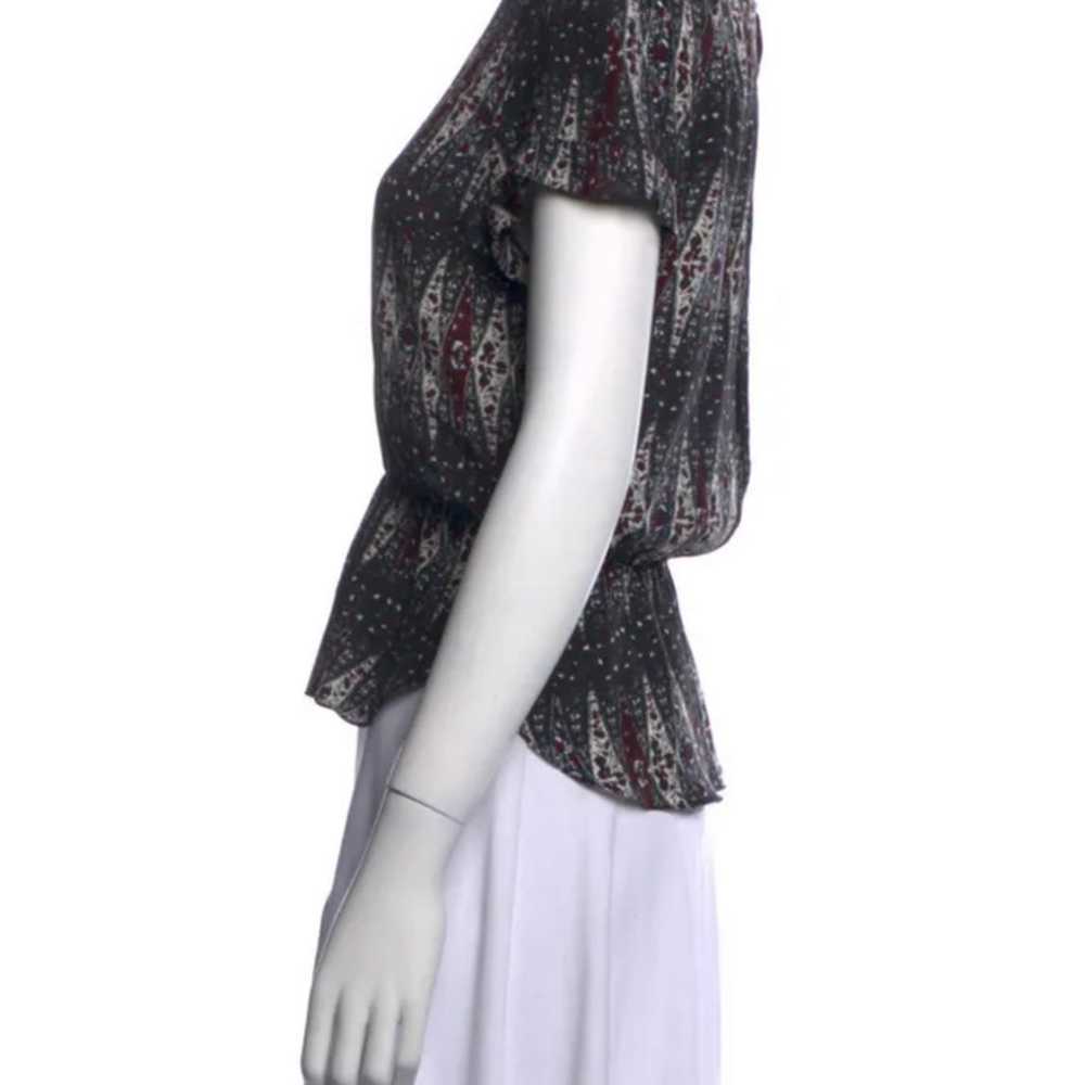 Isabel Marant Etoile silk printed top size S new - image 2