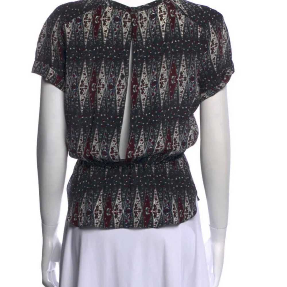 Isabel Marant Etoile silk printed top size S new - image 3