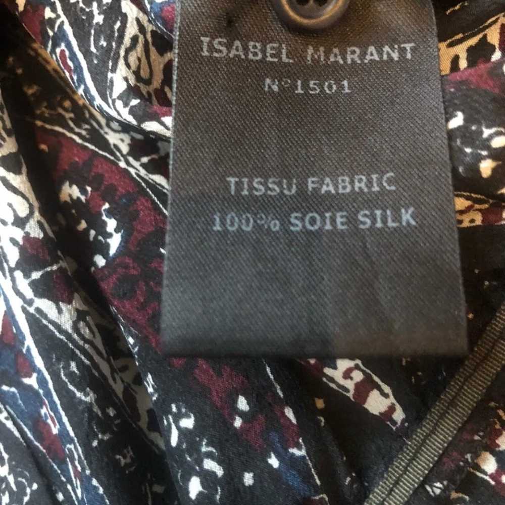 Isabel Marant Etoile silk printed top size S new - image 8