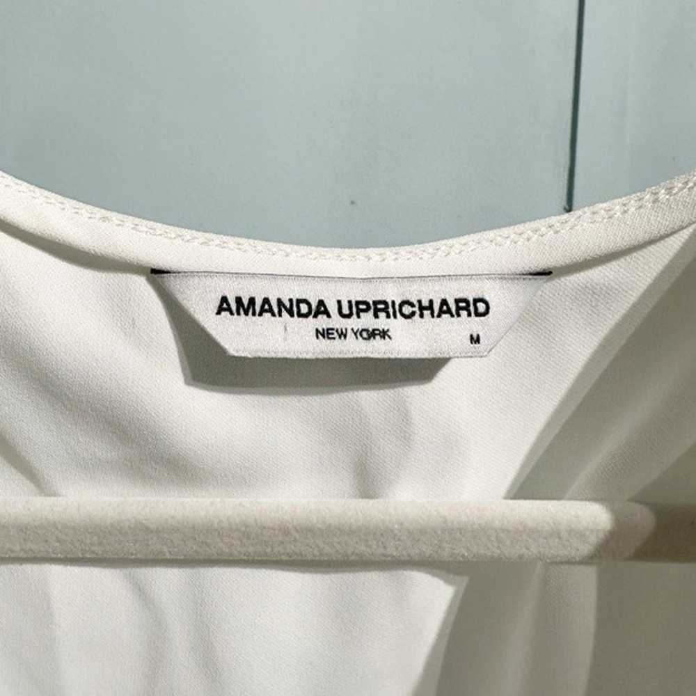 Amanda Uprichard V-neck Button Down Blouse Size M… - image 10