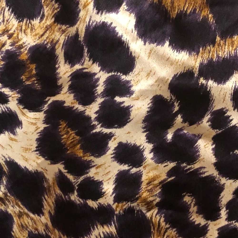 Escada animal print silk blouse - image 4