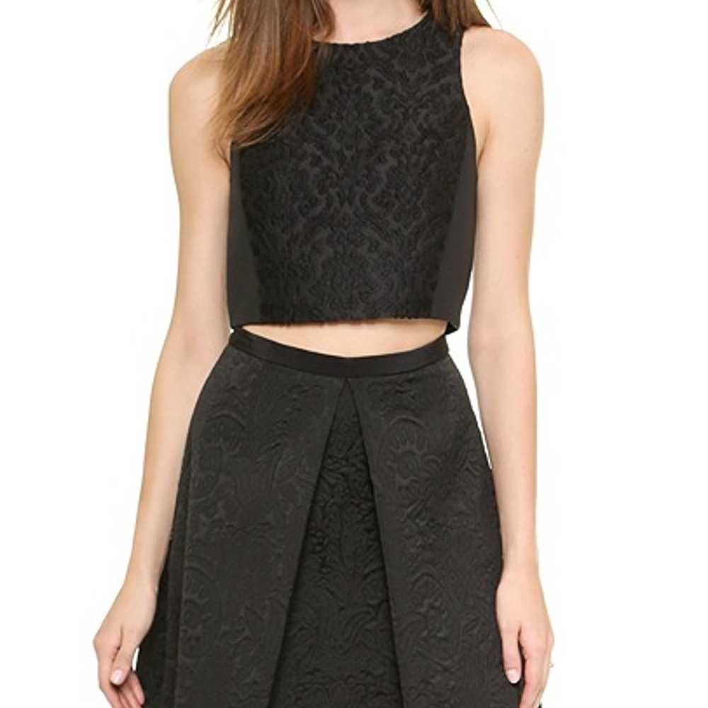 Tibi Embroidered "Worth Embroidery" Crop Top - image 3