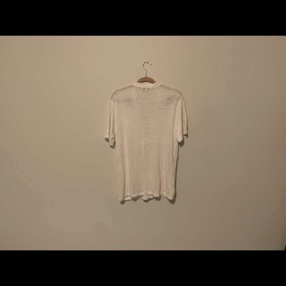 IRO white linen shirt Medium - image 3