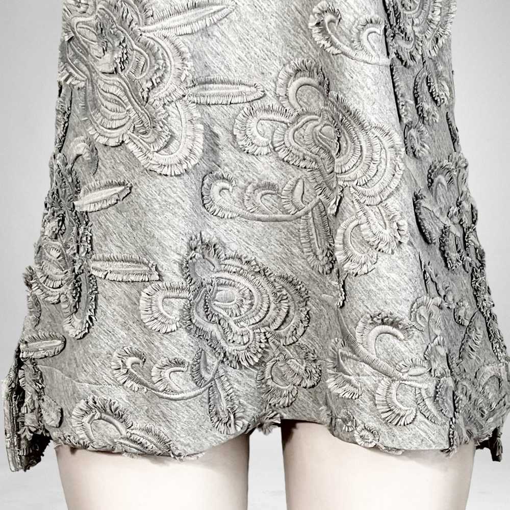 Pearl By Lela Rose Embroidered Chenille Silk Trim… - image 3