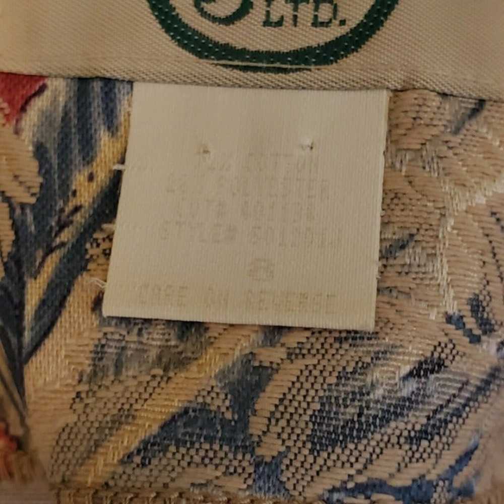 Vintage 80s 90 J Jill Thin Tapestry Floral Jacket… - image 8