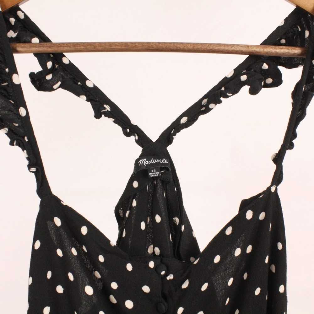 Madewell Ruffle-Strap Cami Top in Painted Dots - image 5