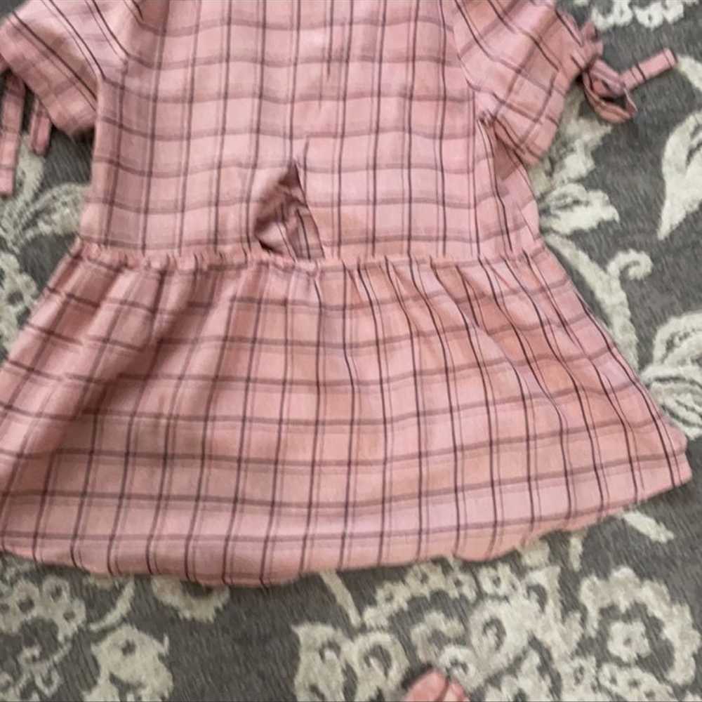 Barbie style plaid baby doll top - image 5