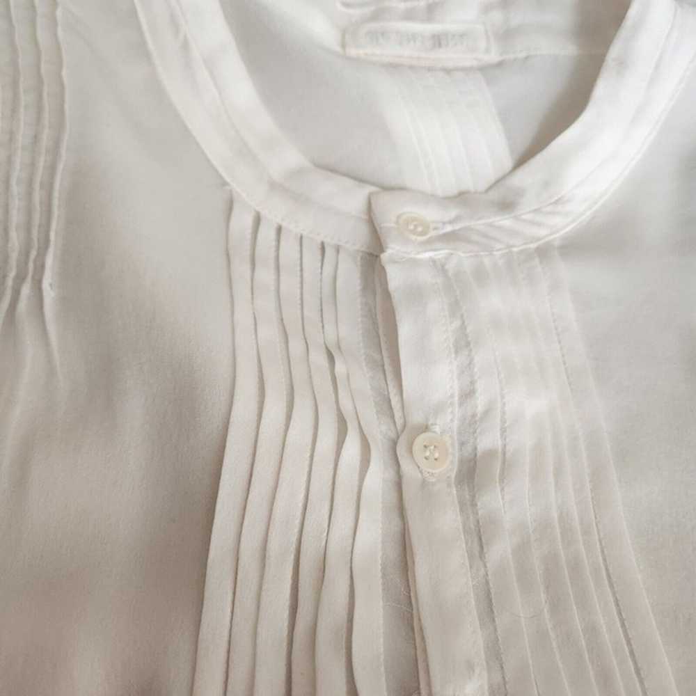 CP shades 100% Silk Pintuck Tunic Shirt Blouse Bu… - image 10