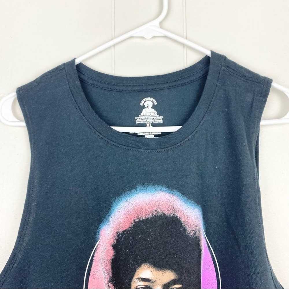 Jimi Hendrix Black Graphic Tank Top Size XL - image 2