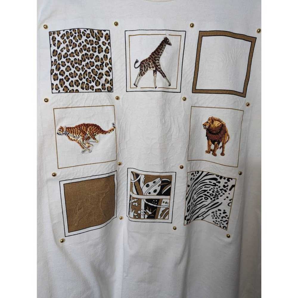 Vintage 80's 90's P.G.B. T Shirt  Animal Design T… - image 3