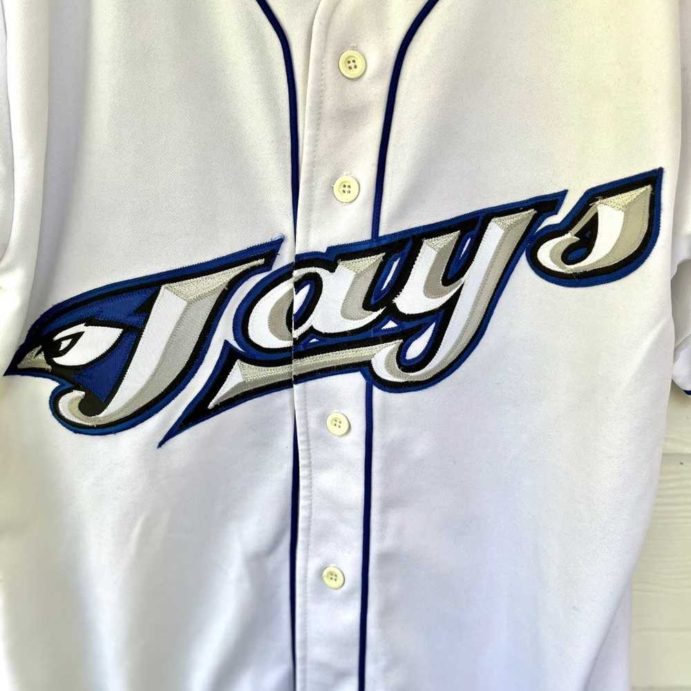 Vintage Rare Toronto Blue Jays Baseball Jersey Te… - image 4