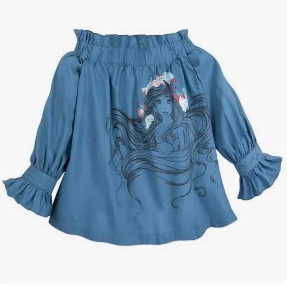 Disney Parks Ariel Off the Shoulder Women’s Top X… - image 1