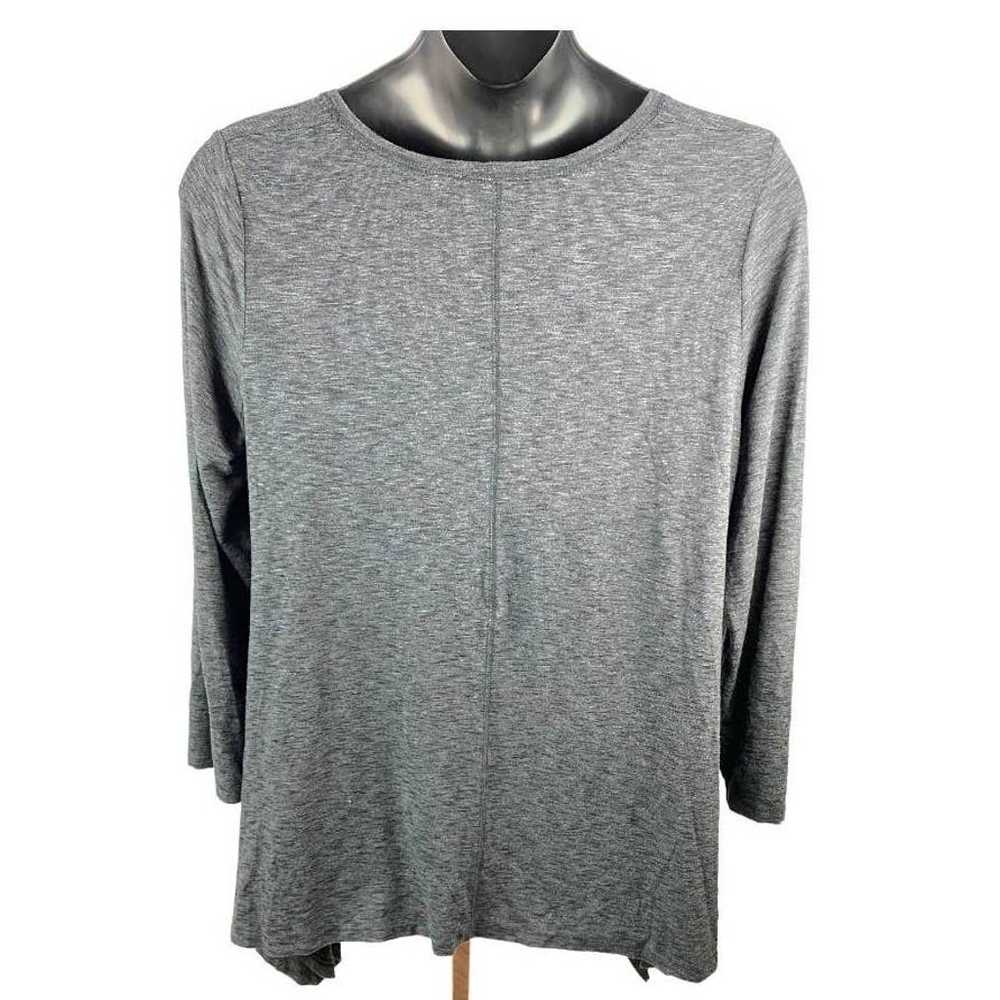 Alembika gray high low pocket tunic rayon casual … - image 3