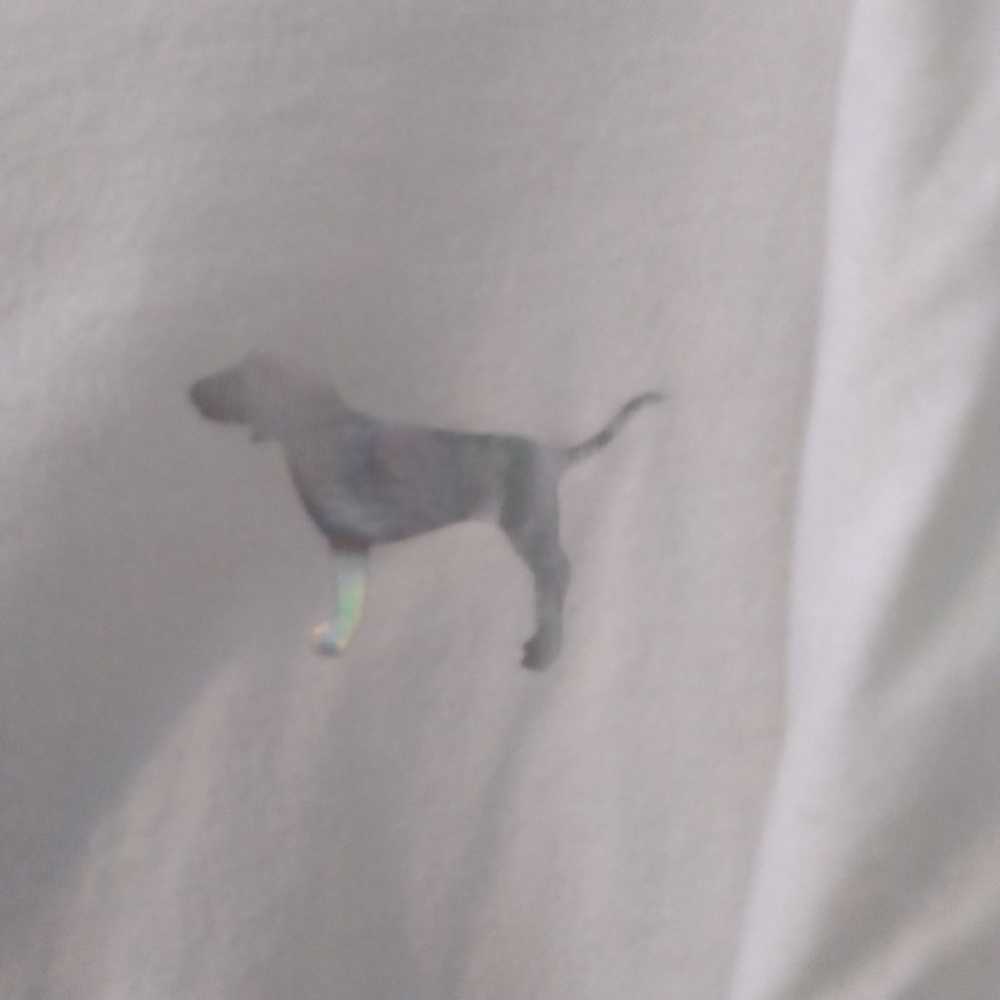 VS PINK bling iridescent dog tee-oversized X-smal… - image 7