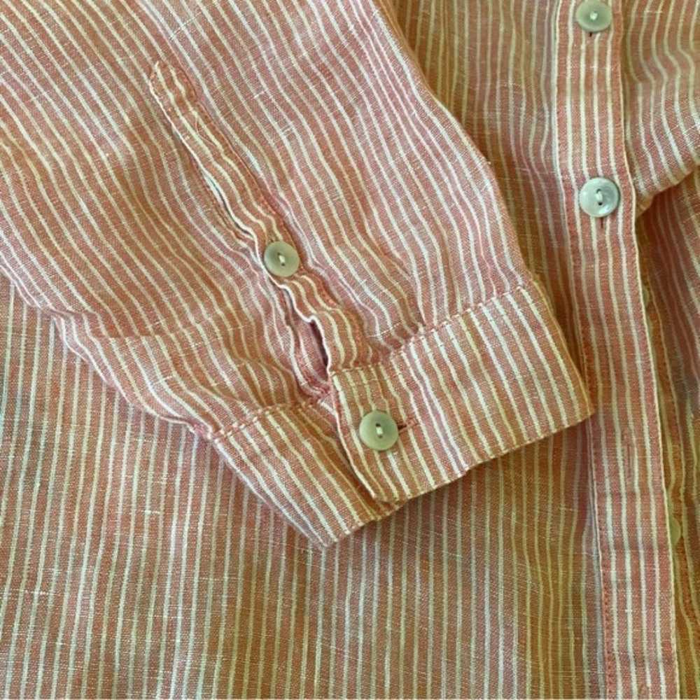 Soft Surroundings Womens Size 3X Linen Stripe and… - image 5