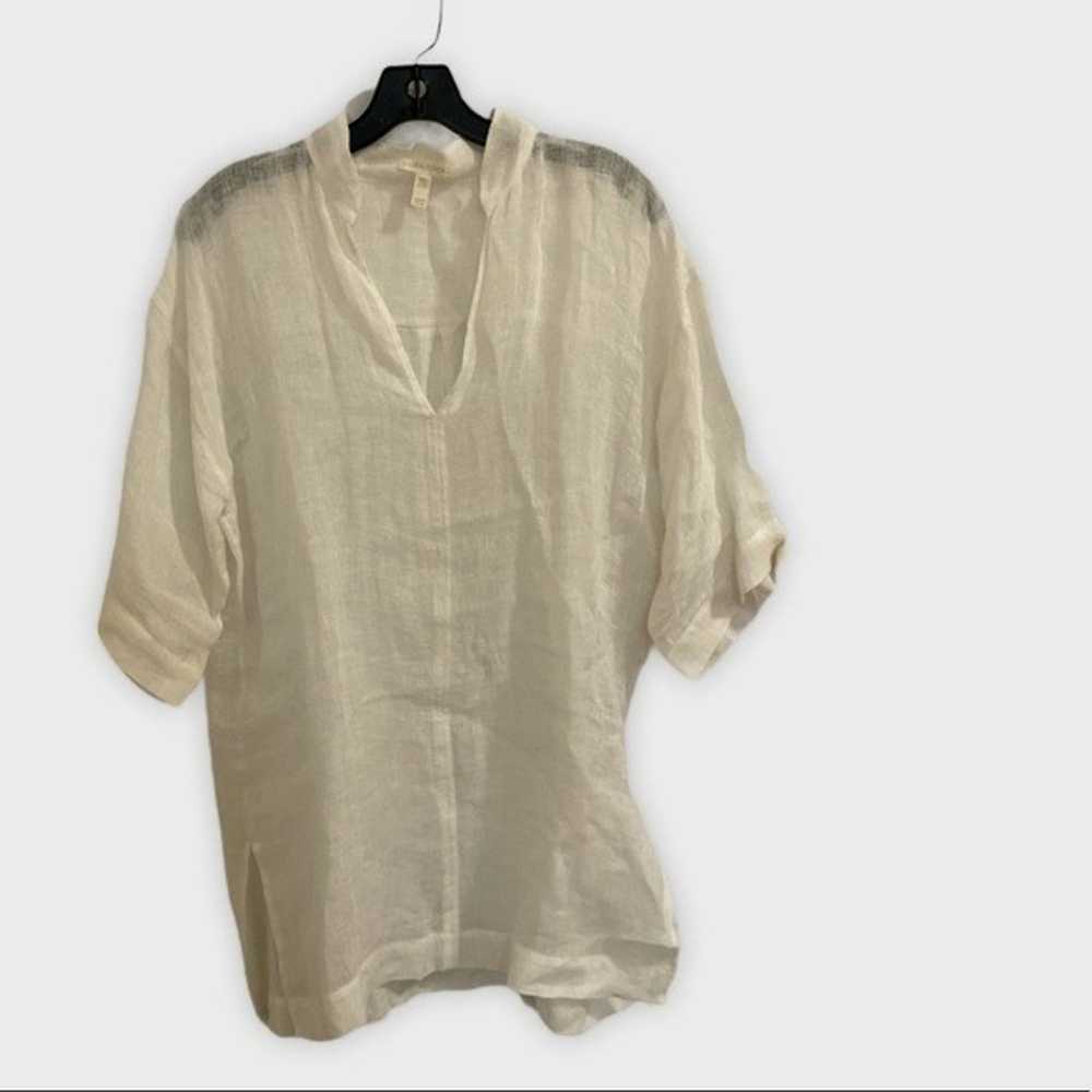 Eileen Fisher Organic Linen Tunic, size xs - image 1