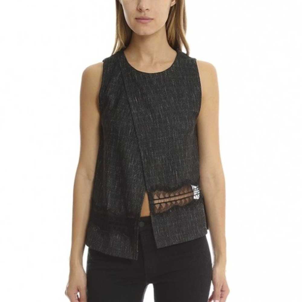 THAKOON ADDITION CROSSOVER WOVEN TANK - image 1