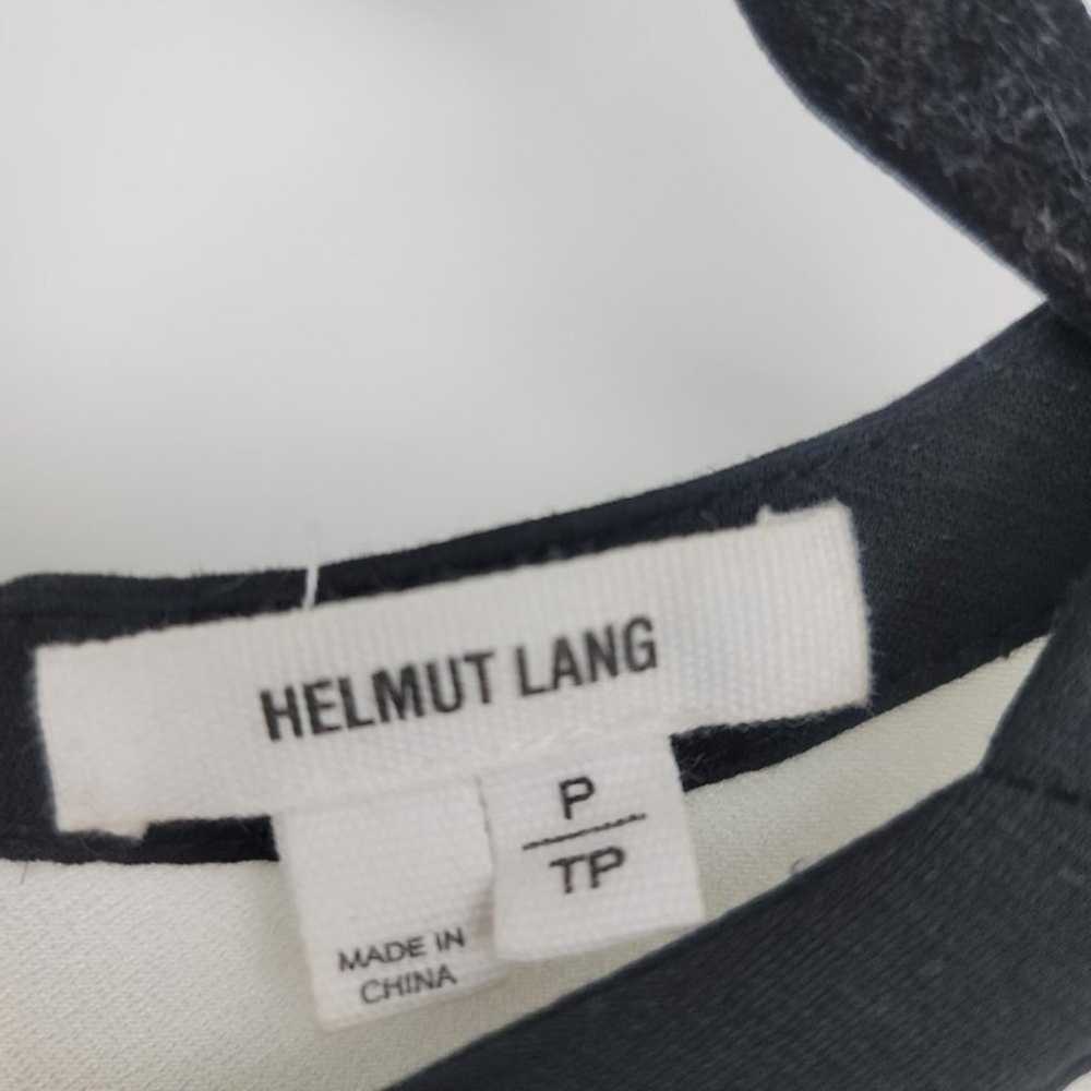 Helmut Lang Zipper Back Colorblock Blouse Top Sz … - image 4