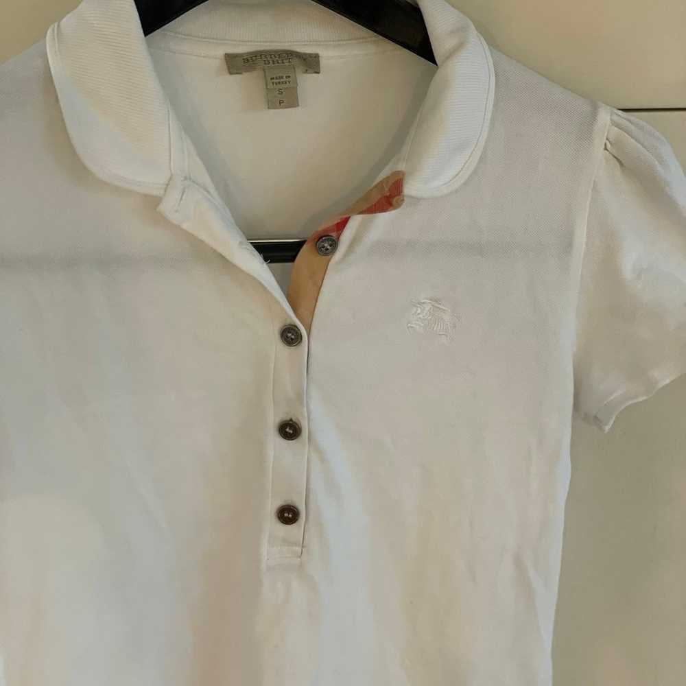 Authentic Women’s Burberry Polo Shirt Size Small - image 6