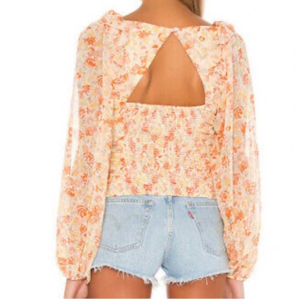 Free People Mabel spring combo floral long puff s… - image 2