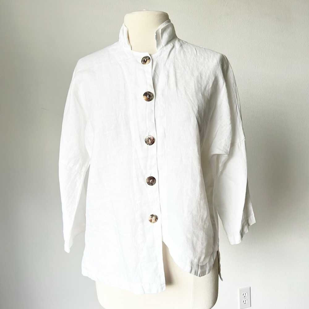 CLICK By Color Me Cotton Linen Shirt - image 11