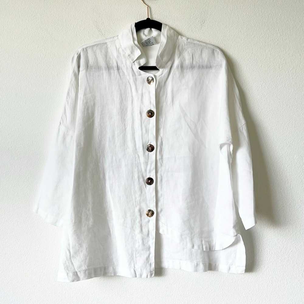 CLICK By Color Me Cotton Linen Shirt - image 3