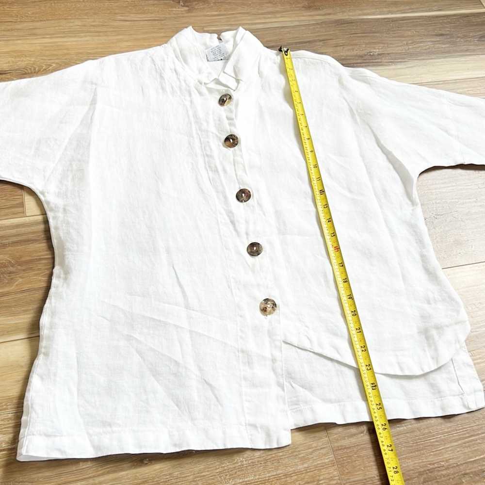 CLICK By Color Me Cotton Linen Shirt - image 8