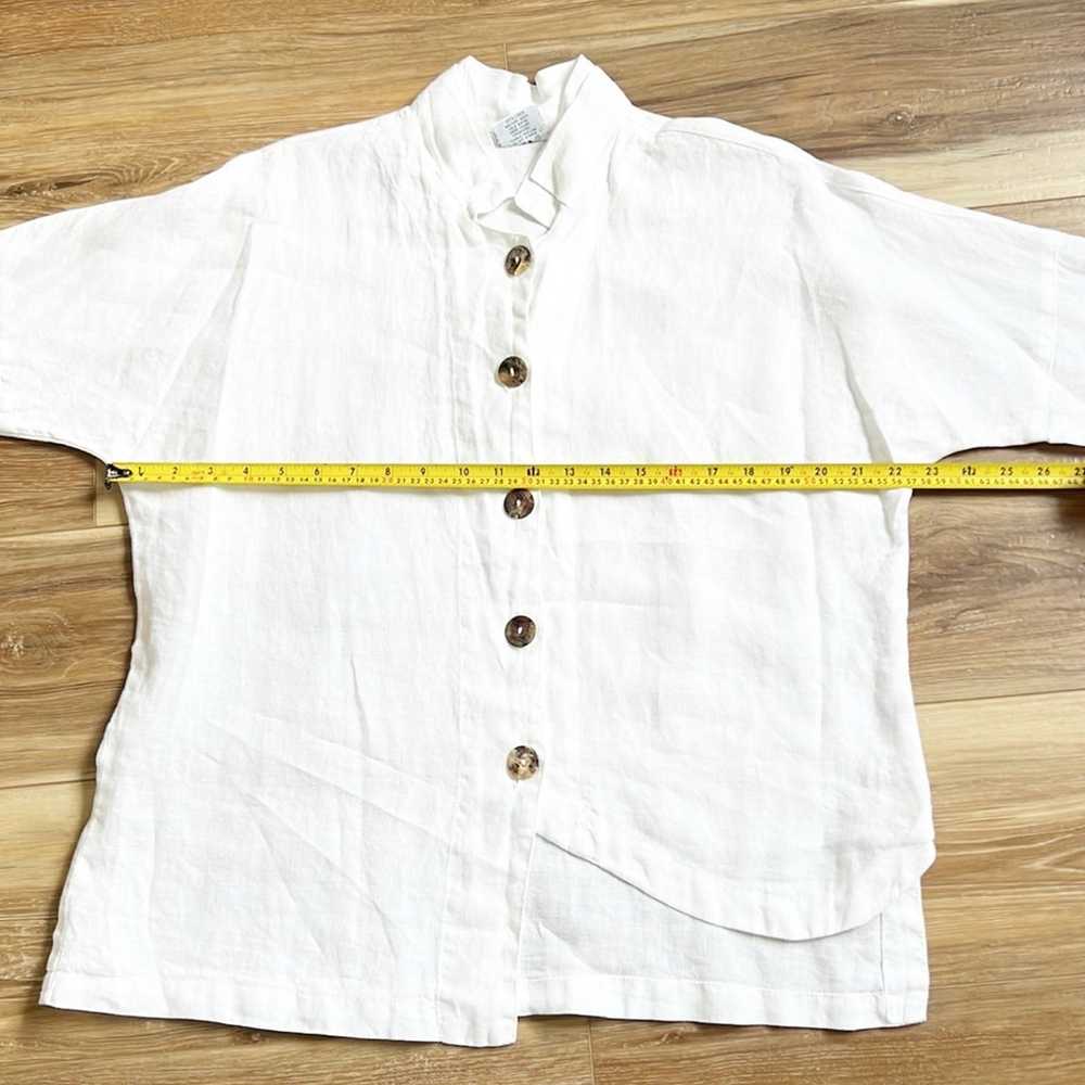 CLICK By Color Me Cotton Linen Shirt - image 9