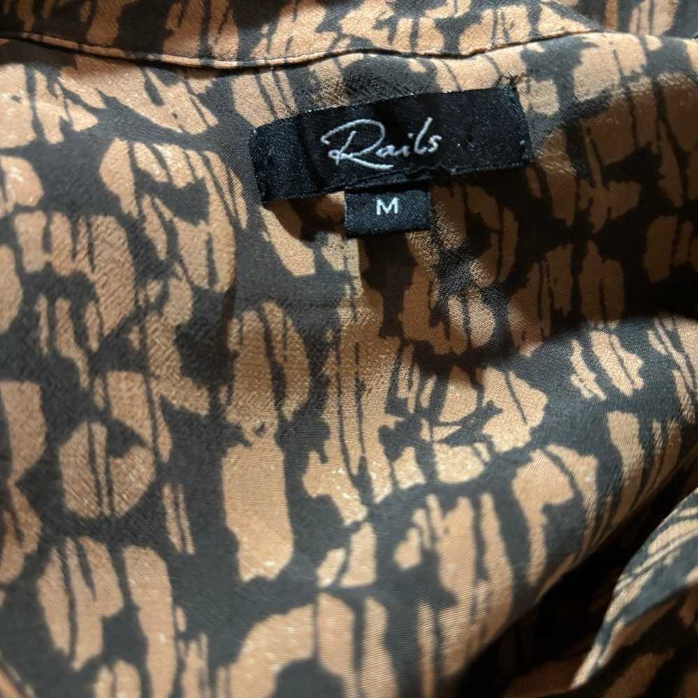 Rails -  Rebel Batik Cheetah Blouse (M) - image 7