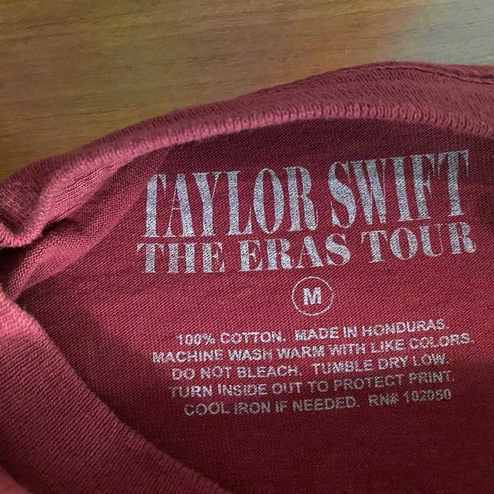 Taylor Swift Official Red Eras Tour Shirt - image 2