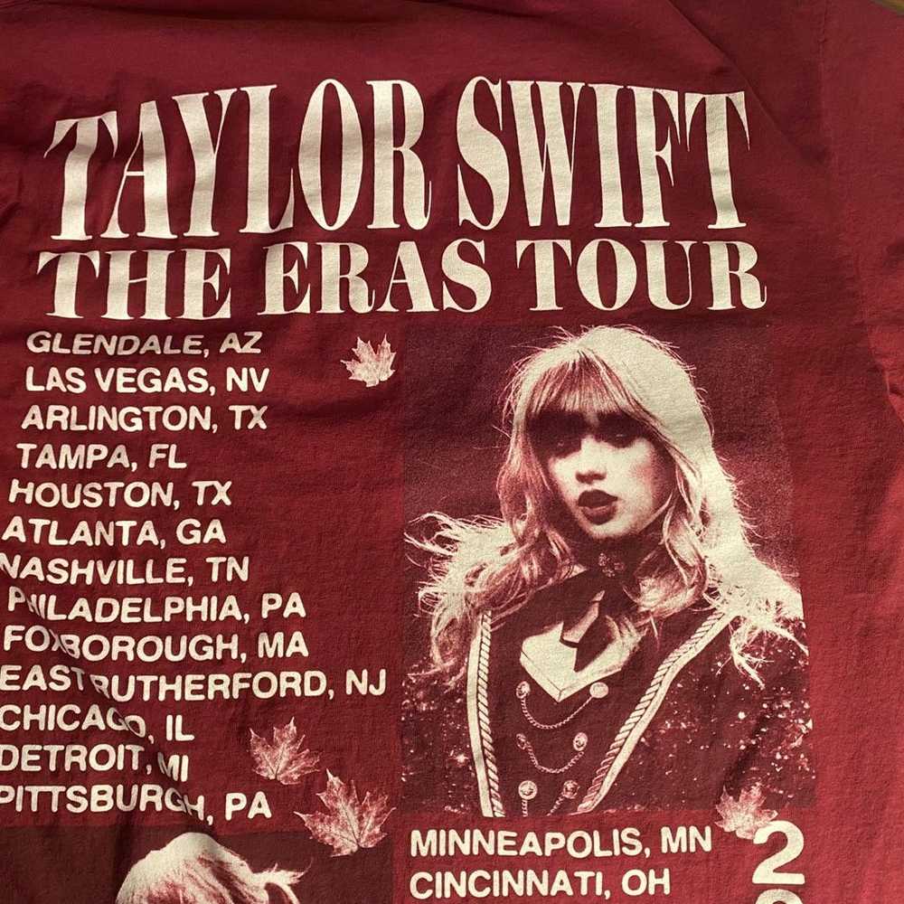 Taylor Swift Official Red Eras Tour Shirt - image 3