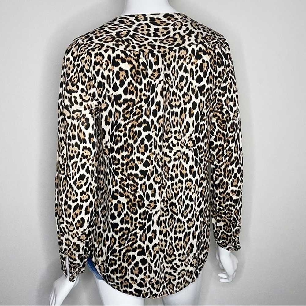 Leopard-print long-sleeved shirt for women - image 3